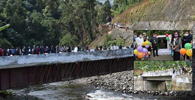 Arunachal: Bamang Felix inaugurates two bridges  in Nyobia and Sangram