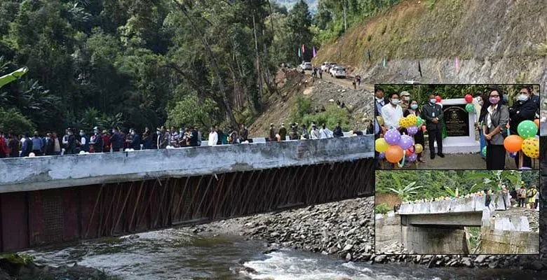 Arunachal: Bamang Felix inaugurates two bridges  in Nyobia and Sangram