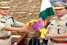 Itanagar Capital SP Tumme Amo hands over charge to Jimmy Chiram