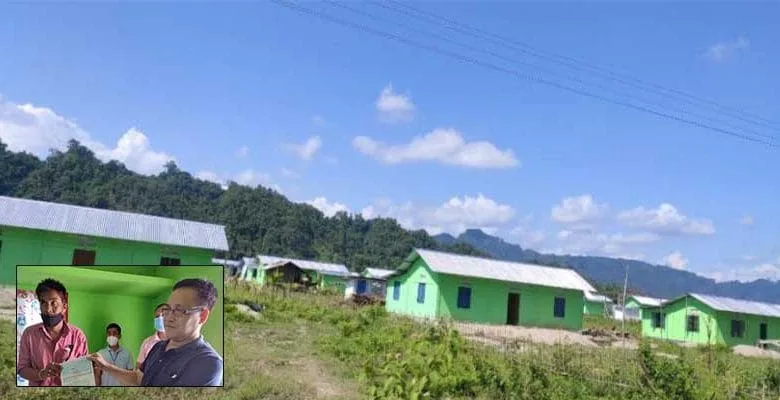 Arunachal: Ligu visits Rehabilitation and Resettlement village at Hollongi