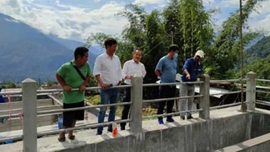 Arunachal: Ojing Tasing inspected water supply project at Boleng