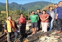 Itanagar: BJP leaders appeal Admin to provide relief to Nyokum Lapang's fire victims