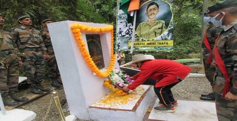 Arunachal:  Army, Locals commemorate 'Shere Thapa Martyrdom Day'