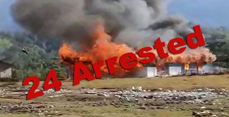 Arunachal: 24 arrested for riots & arson at Vijayanagar