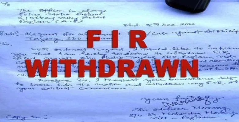 Arunachal: FIR withdrawn after apology by SDO