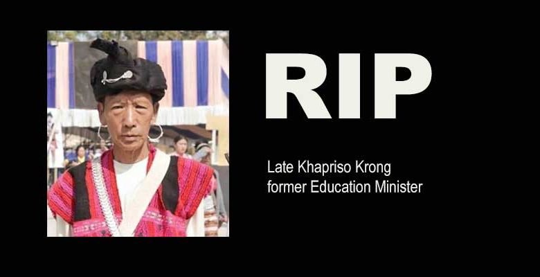 Arunachal: Former Education Minister Khapriso Krong passes away