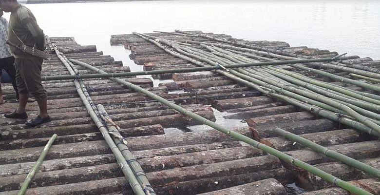 Arunachal: Two raft of illegal timber logs intercepted in between Seram Forest Beat and Borguli Wildlife Range