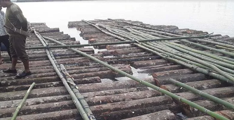 Arunachal: Two raft of illegal timber logs intercepted in between Seram Forest Beat and Borguli Wildlife Range
