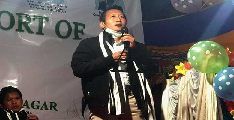 Itanagar:  JDU will win the IMC polls, claims Senchumo Lotha