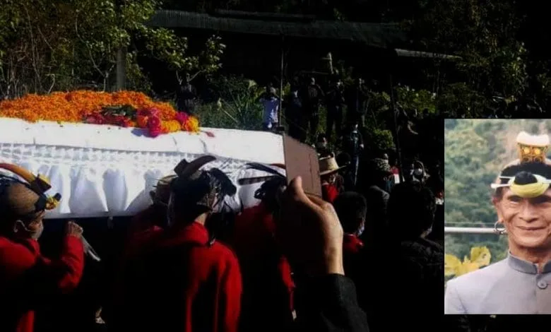Arunachal: Last rites of Lt.Nabam Takey held at Ompuli village