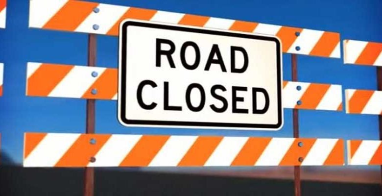 Itanagar: Road closed for cement concrete pavement work