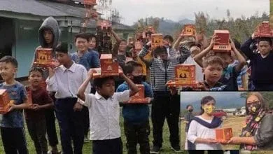 Arunachal: APEDA distributes Solar Study Lamp to students