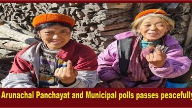 Arunachal Panchayat and Municipal polls passes peacefully
