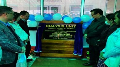 Arunachal:  Chowna Mein inaugurates Dialysis Unit at Namsai District Hospital