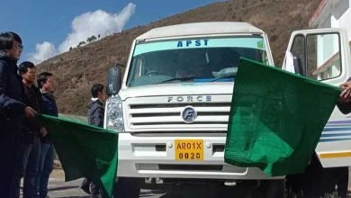 Arunacha : Jambey Tashi flags off mini school bus for lungla students