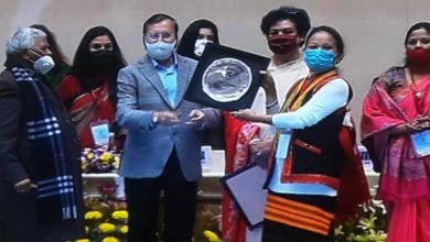 National Commission for Women, New Delhi felicitates AWW Mebo ICDS project 