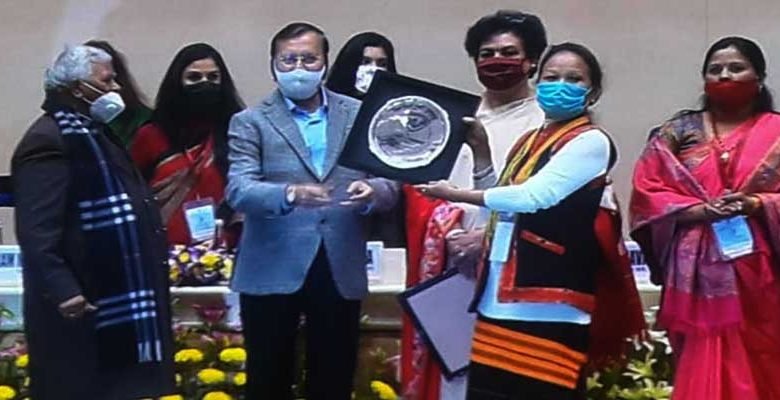 National Commission for Women, New Delhi felicitates AWW Mebo ICDS project 