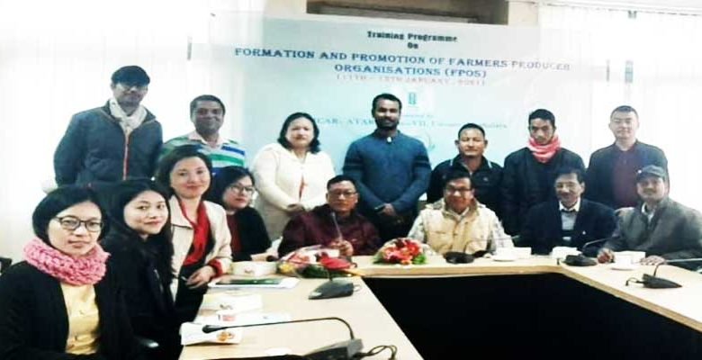 Arunachal: Training on FPOs to boost agri-horticultural growth in Arunachal Pradesh