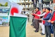 Itanagar- Chowna Mein flags off Seamanta Darshan Yatra