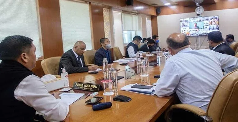 CM Pema Khandu chairs monthly monitoring meeting Arunachal e-Pragati