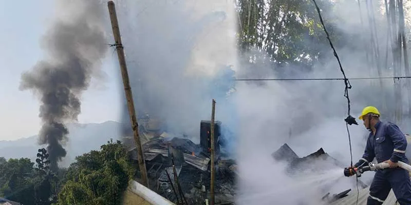 Itanagar: Six OBT houses gutted in devastating fire mishap  