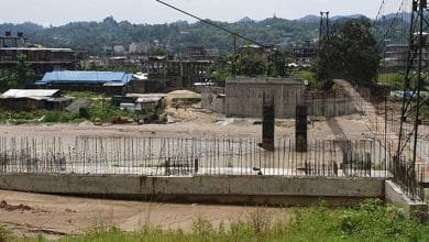 CE, PWD Atop Lego handed over the launching tower design plan of Helipad-Borum bridge