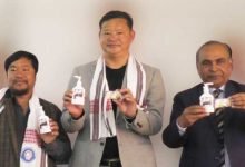 Itanagar: IMC Mayor launches SHL Nahar Oil Soap