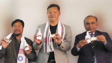 Itanagar: IMC Mayor launches SHL Nahar Oil Soap