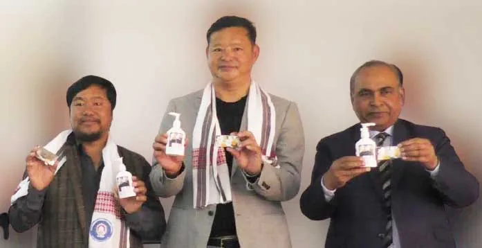Itanagar: IMC Mayor launches SHL Nahar Oil Soap