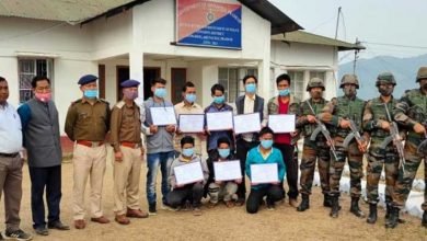 Arunachal:  NSCN-K, NSCN-IM militants Surrender in Longding