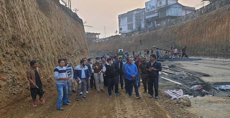 Itanagar: Techi Kaso, Highway authorities inspect underpass at Bank Tinali