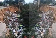 Itanagar: Vivek Vihar approach road turned into a dustbin, alleged APCC Labour Cell