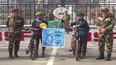 Women on cycling expedition from Wagah border to Arunachal to promote pollution free environment