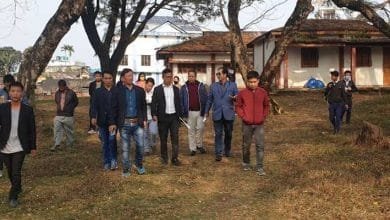 Itanagar:  IMC Corporater Gyamar Taz visits Govt School,  discussed school pathetic condition