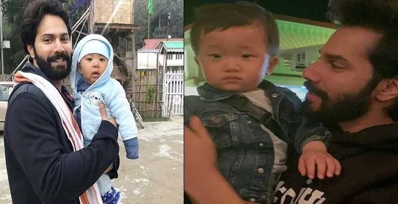 Arunachal: Varun Dhawan's pic with Arunachalee Baby will touch your heart