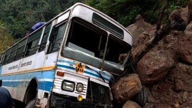 Arunachal: Itanagar-Tribin APST Bus meets an accident in Lower Siang