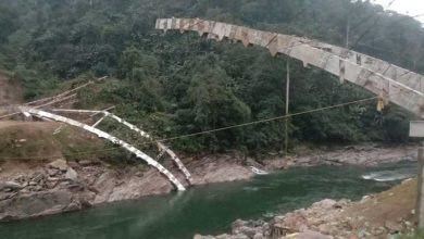 Arunachal: Bridge over Kumey river on Yangte-Tali road in Kra daadi district collapse again