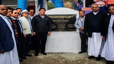 Itanagar: Pema Khandu inaugurates sports stadium at Don Bosco College at Jullang
