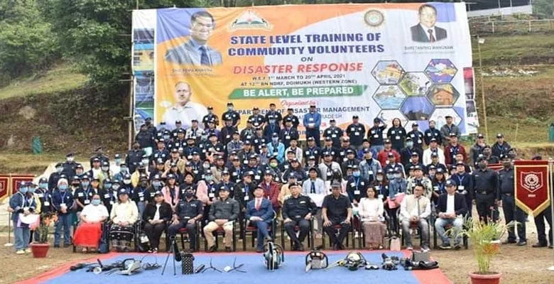 Arunachal: SDMA with NDRF organises training for community volunteers on Disaster Response