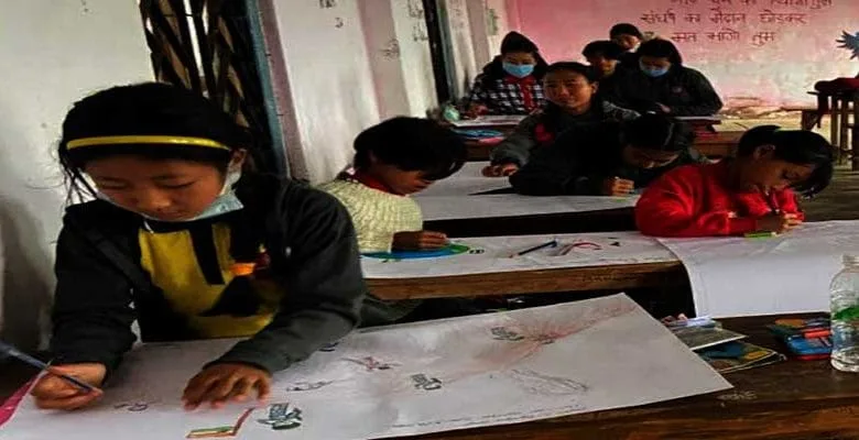 Arunachal: DIPR organised Painting And Slogan Competition in Longding