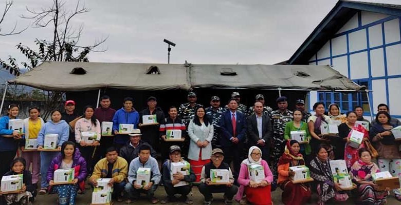 Arunachal: 138 Bn CRPF distributes Solar LED Lantern to 55 poor families
