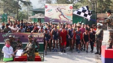 Arunachal:  Army orgnises Mini Marathon at Walong to observe Swarnim Vijay Varsh