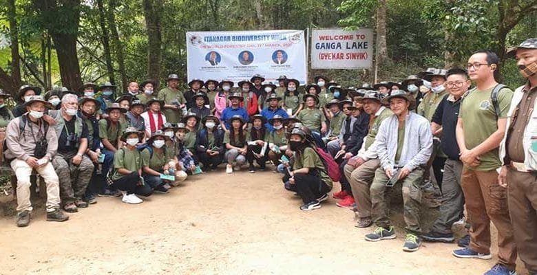 Itanagar: Biodiversity walk at Ganga Lake on the occasion of 'World Forest Day'