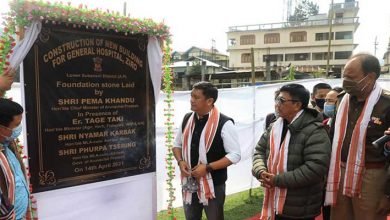 Arunachal: Pema Khandu lays foundation for new building for the Zonal Hospital