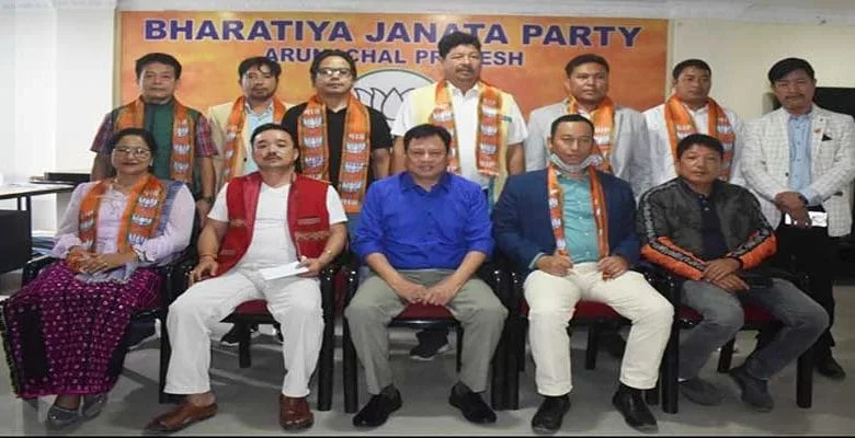Itanagar: Several JDU's former leaders join BJP