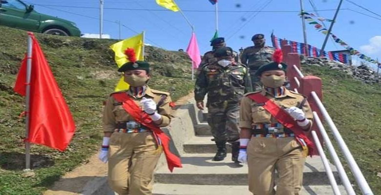 Arunachal:  Maj Gen Ananta Bhuyan ADG NCC NER  visits Tawang