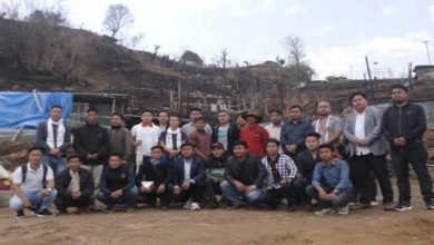 Arunachal: AAPSU team visit fire ravaged Longliang Village