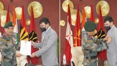 Arunachal: EAC Awards Commendation Card to DC Dibang
