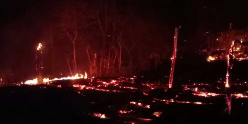 Arunachal: Major Fire breaks at Senua Noksa in Longding, 21 houses burnt