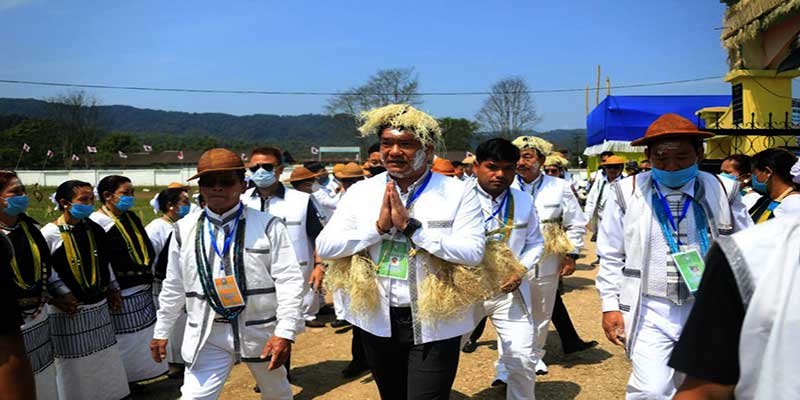 Arunachal: Pema Khandu attends Mopin festival at Basar in Leparada district